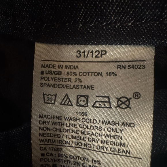 Banana Republic Women's Chambray Sailor Shorts Dark Blue Size 31/12 - Picture 6 of 6